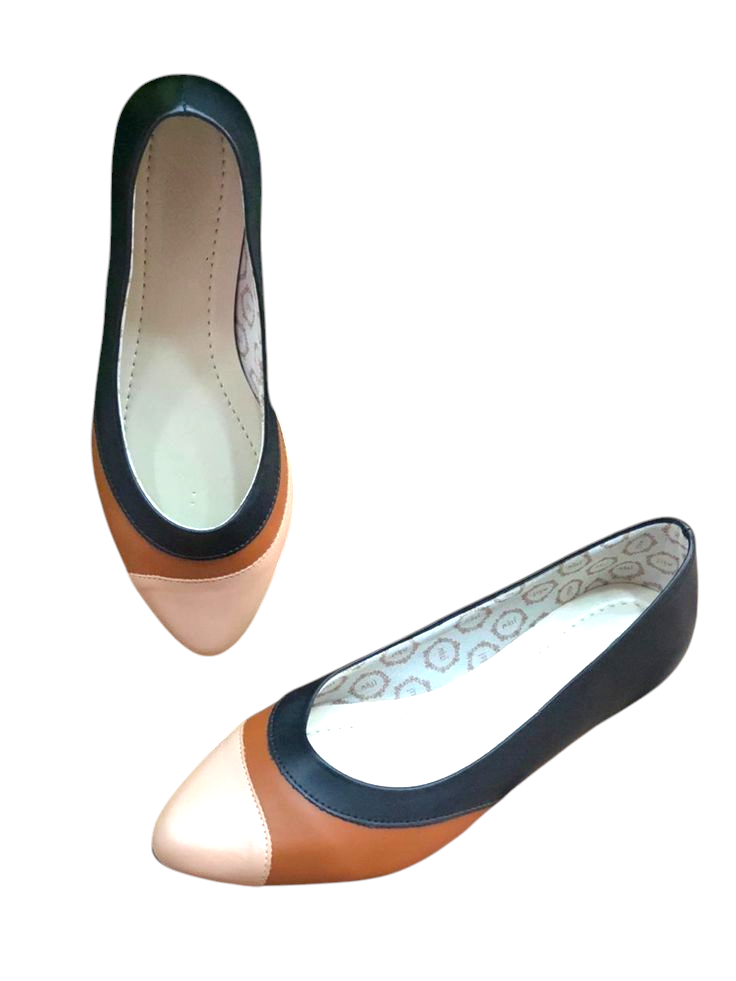 ✨ Elegant Color-Block Pump Flats✨