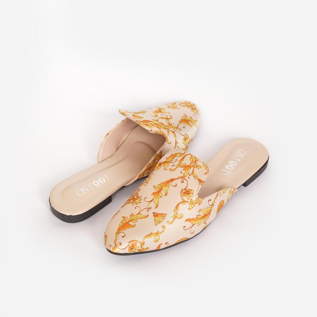 Women's Fabric Fancy Mules